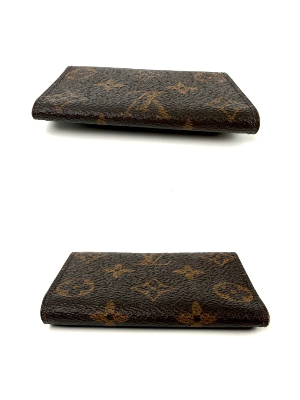 LOUIS VUITTON Monogram 6 Key Holder Case Brown Pink